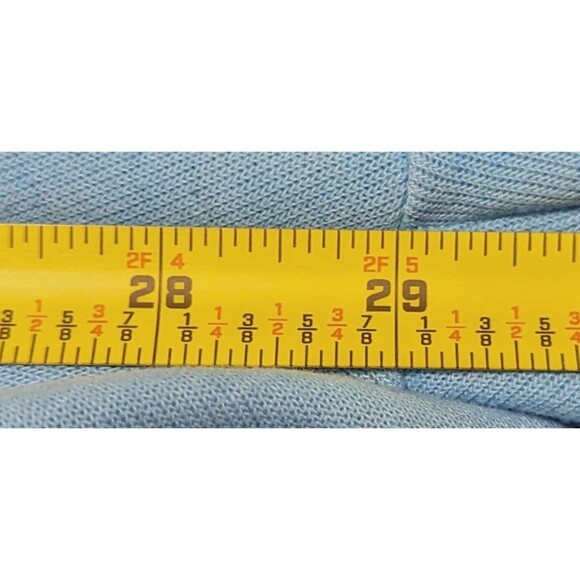 Aviator Nation Smiley Sweatpants Women's Size Medium Sky Blue Drawstring Joggers - Picture 8 of 8